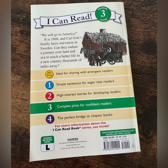 Excellent Condition. The Long Way to a New Land - I Can Read Paperback - Picture 2 of 2